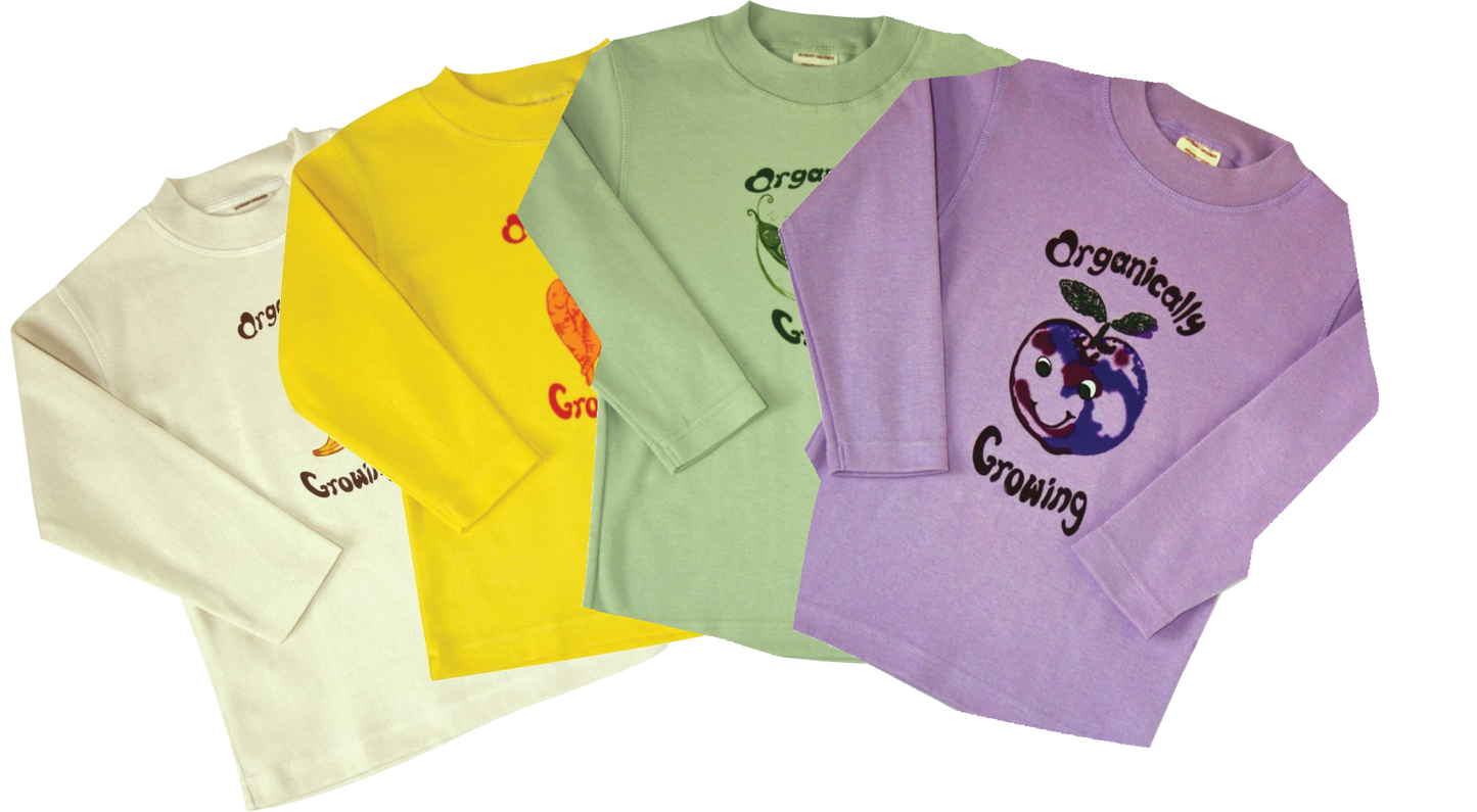“Organically Growing” Long Sleeve Tee – Sizes 1–8 Years