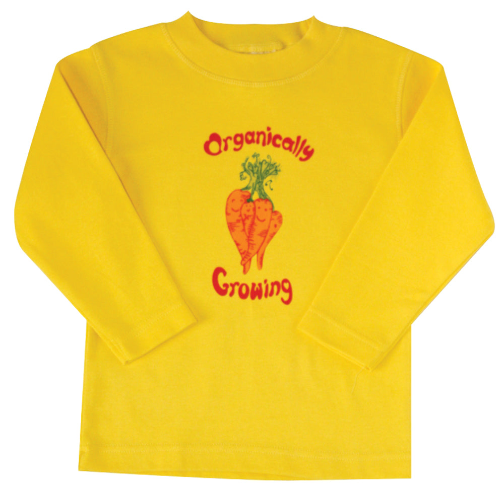 “Organically Growing” Long Sleeve Tee – Sizes 1–8 Years