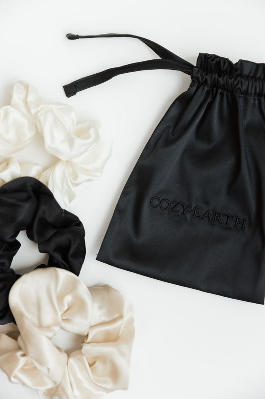 Silk Scrunchie Set – Pack of Three