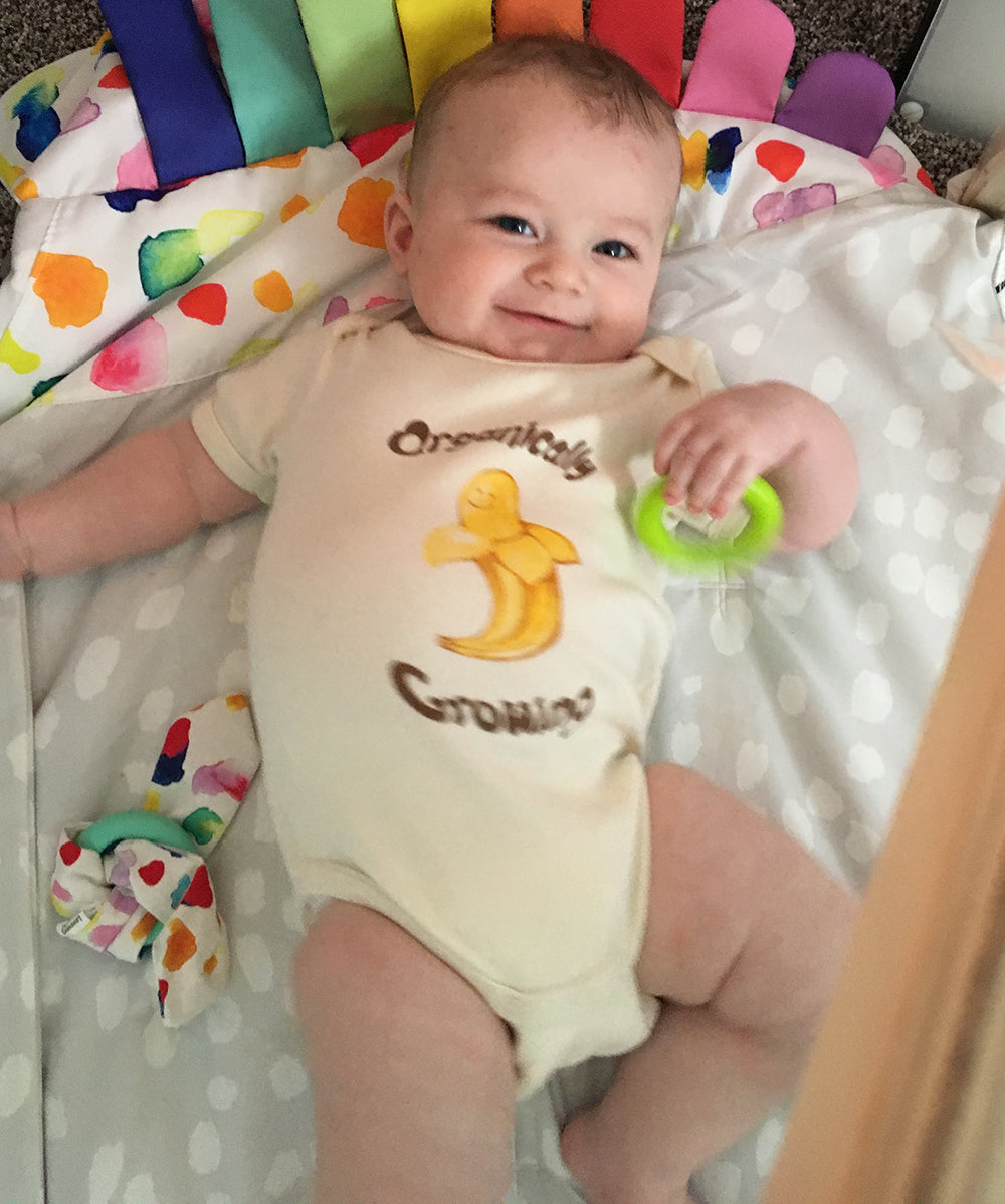Organic Cotton Long Sleeved Onesie/Bodysuit – Organically Growing