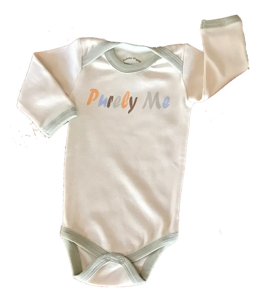 Organic Cotton Long Sleeved Onesie/Bodysuit Fun Prints
