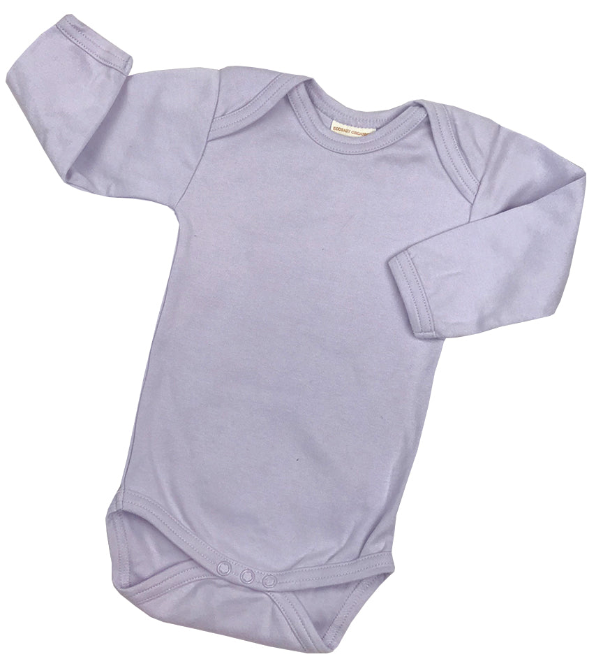 Organic Cotton Long Sleeved Onesie/Bodysuit Solid Colors