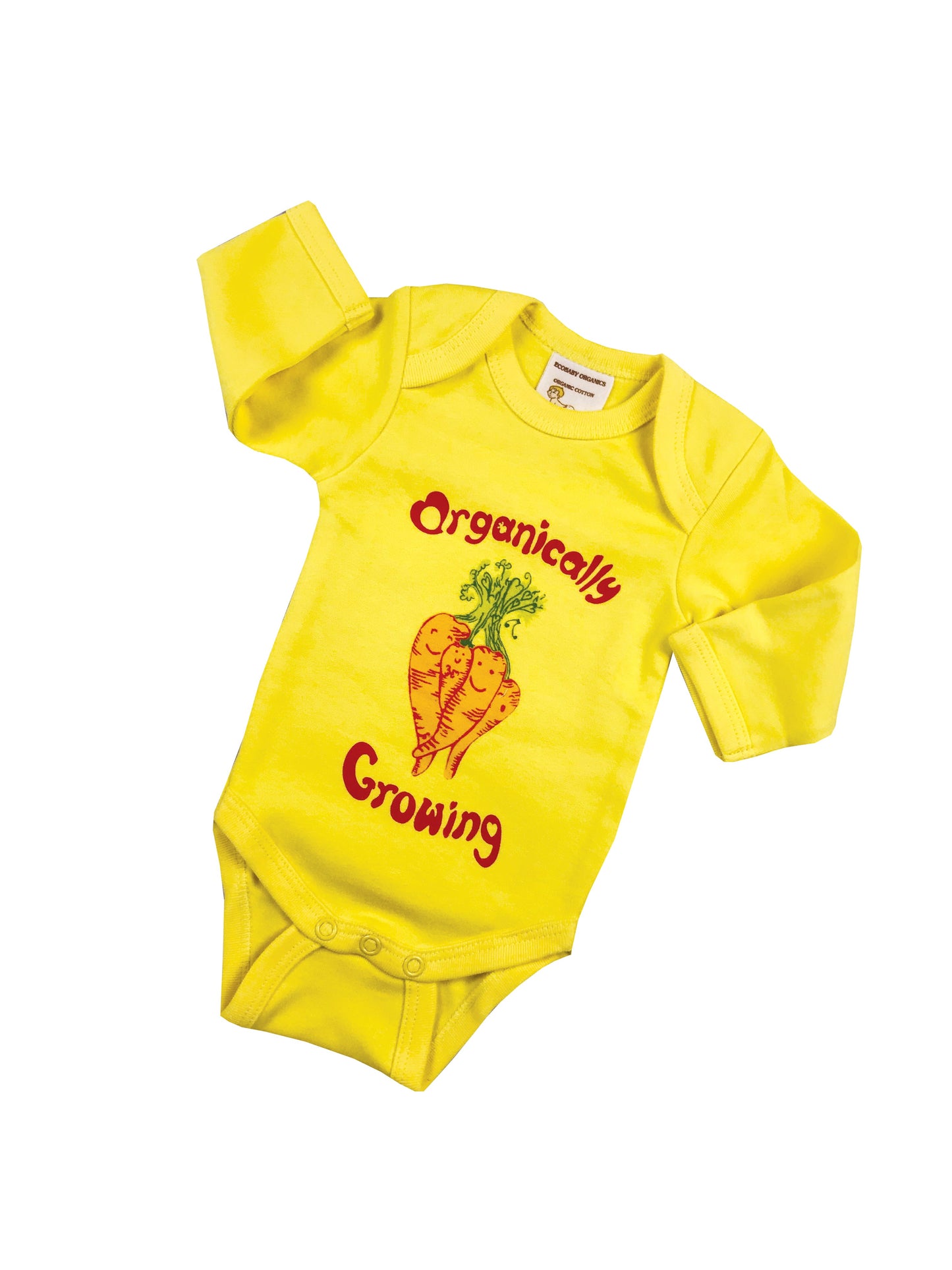 Organic Cotton Long Sleeved Onesie/Bodysuit – Organically Growing