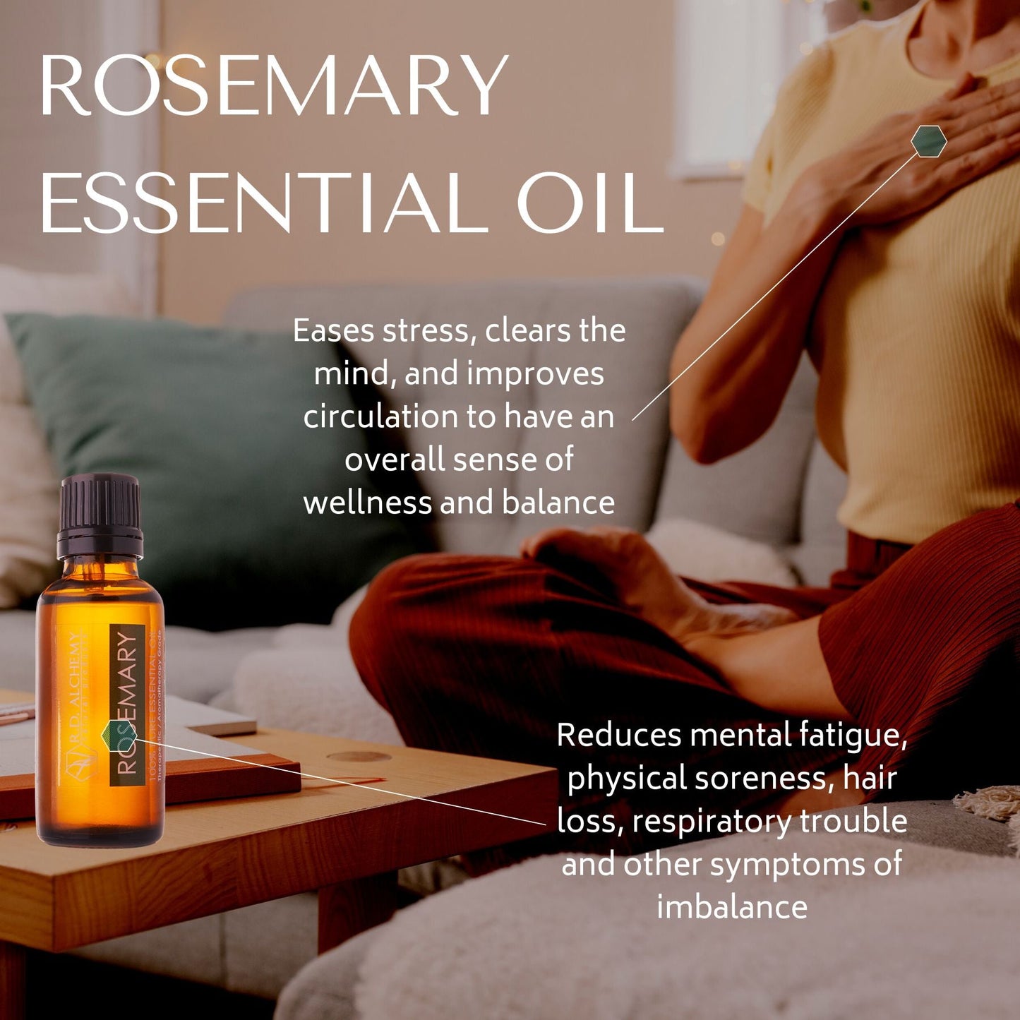 Rosemary + Patchouli Essential Oil Duo