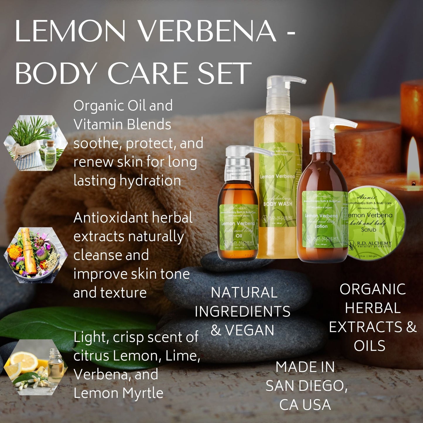 Lemon Verbena Body Care Set