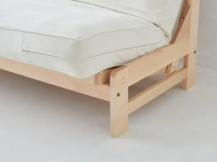 Armless Amish Organic Futon Frame - Cornerstone Maple Finish