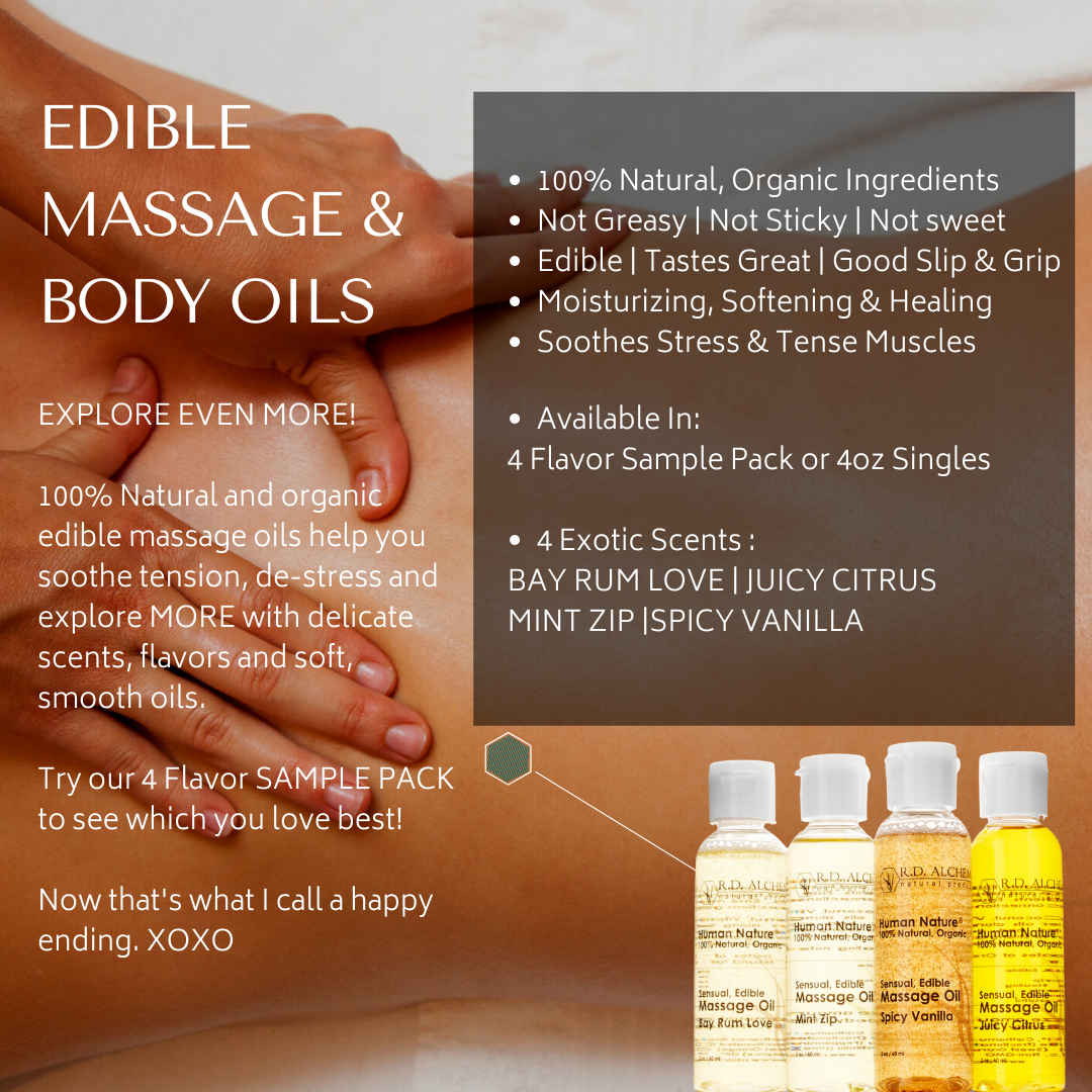 Sensual Edible Massage Oil - Juicy Citrus