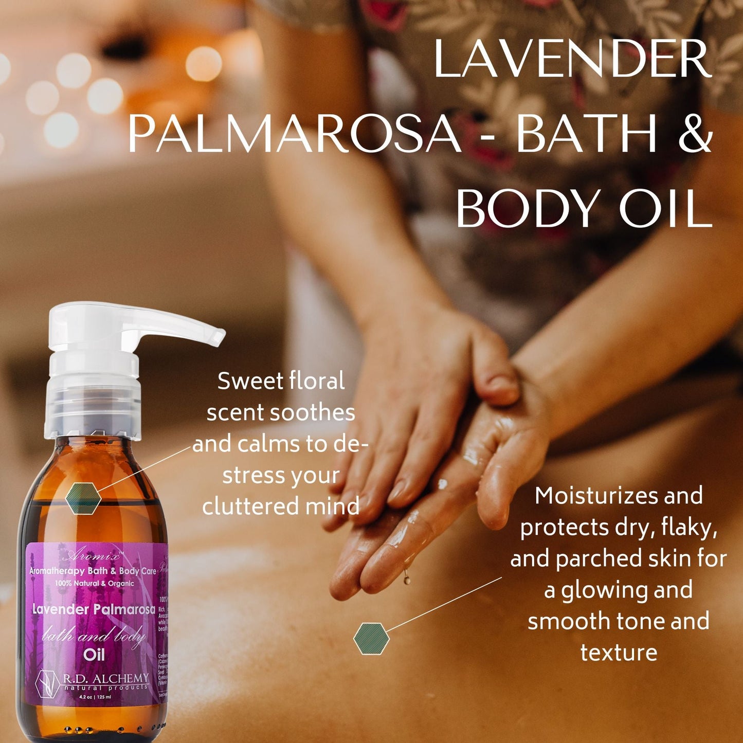 Lavender Palmarosa Bath & Body Oil