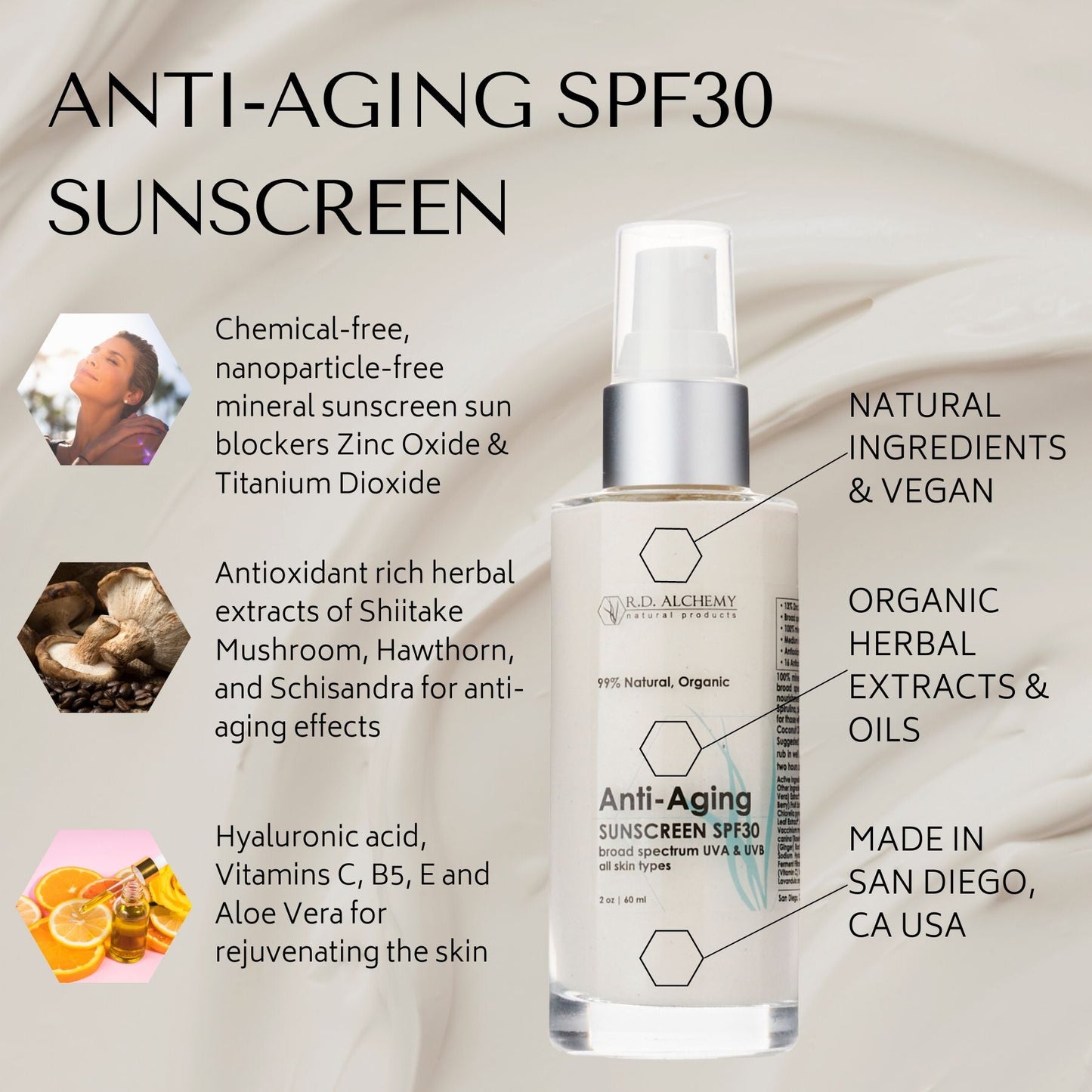 Anti-Aging Moisturizer with Protecting SPF 30 Sunscreen