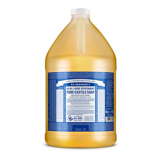 Pure-Castile Liquid Soap - Peppermint - Bulk