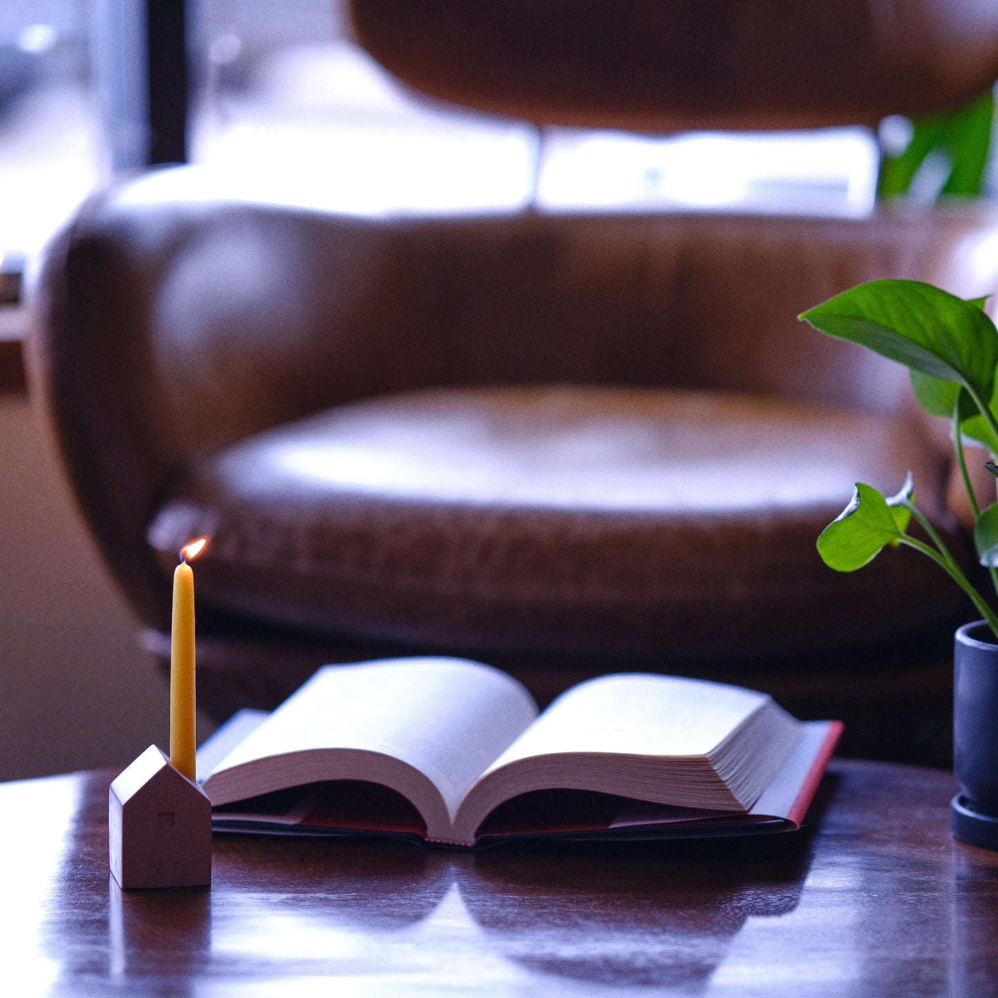 HAND-DIPPED PURE BEESWAX MINI TAPER CANDLES