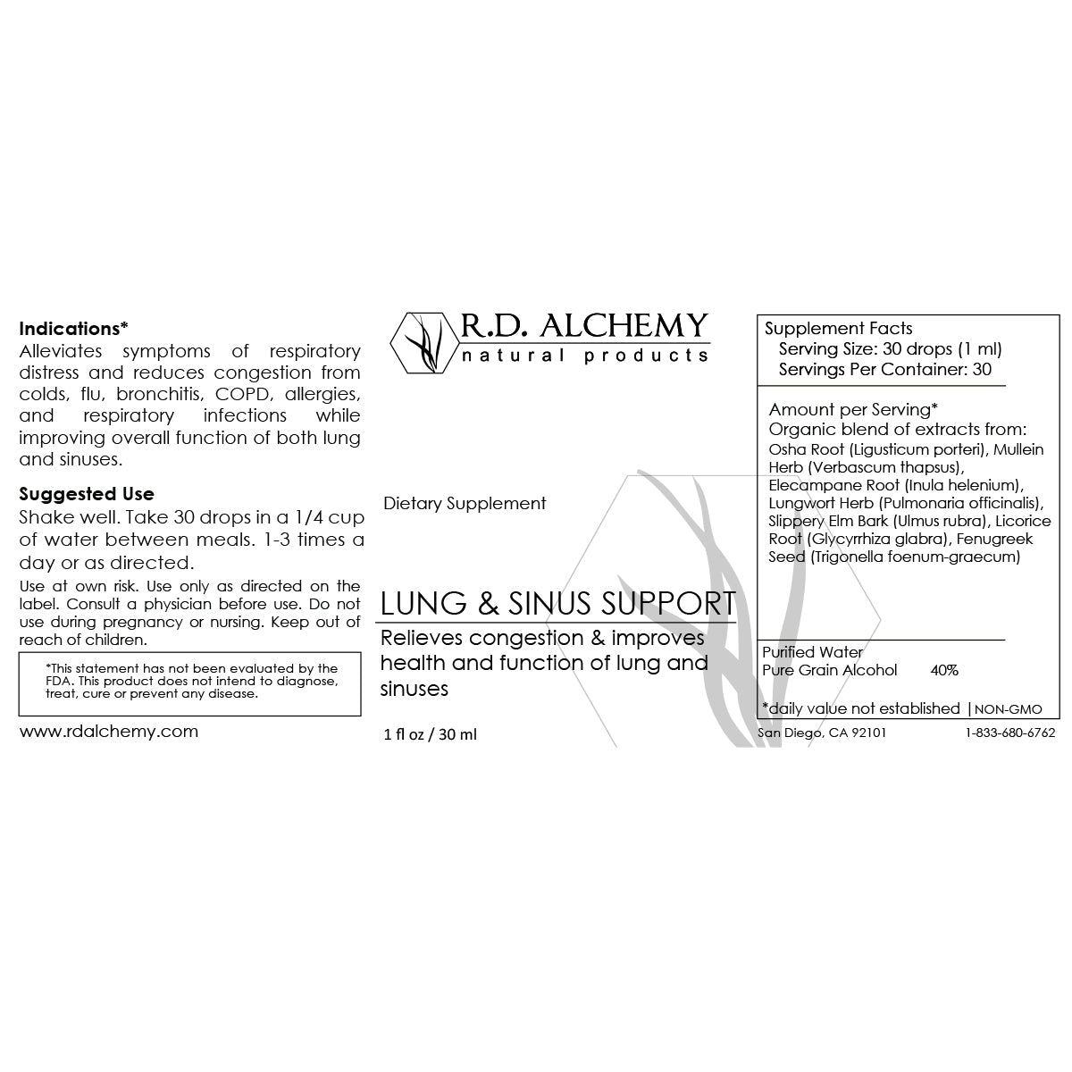 Lung & Sinus Support Extract