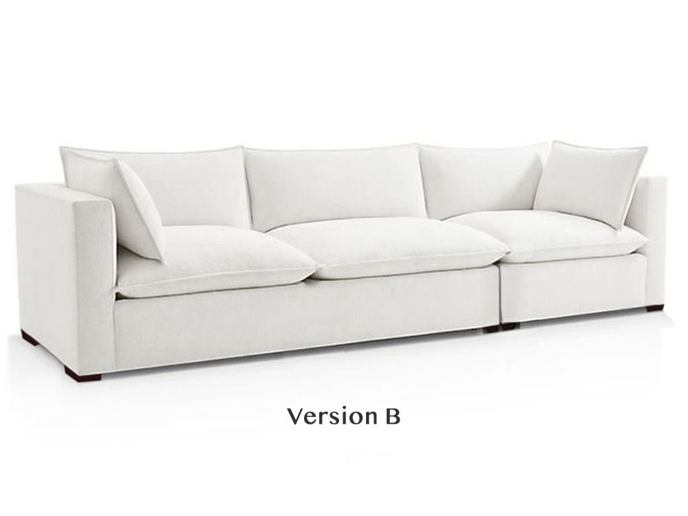 Natural/Organic Two Arm Modular Sofa