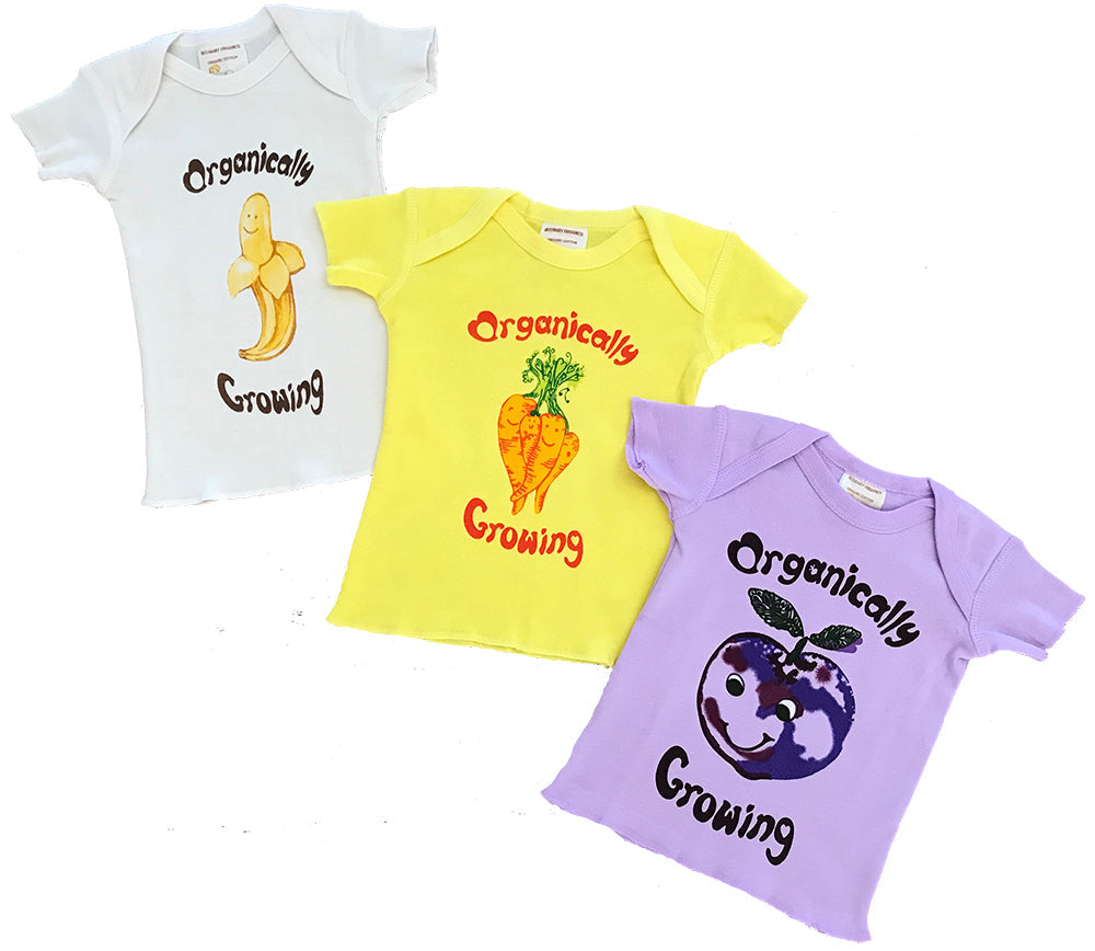 Organically Growing Short Sleeve Infant T-Shirt – 4 Pack