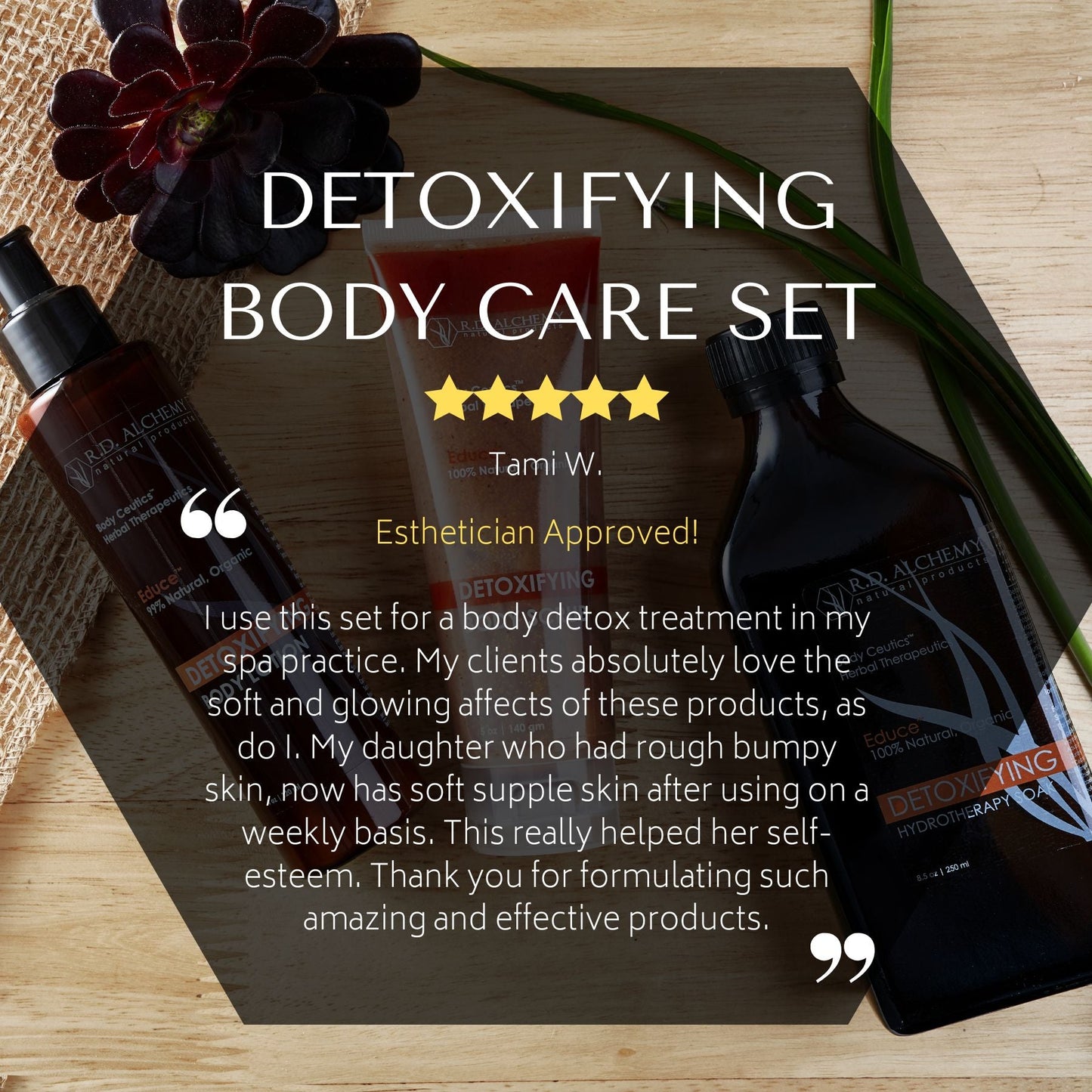 Detoxifying Herbal Therapeutic Body Care Set