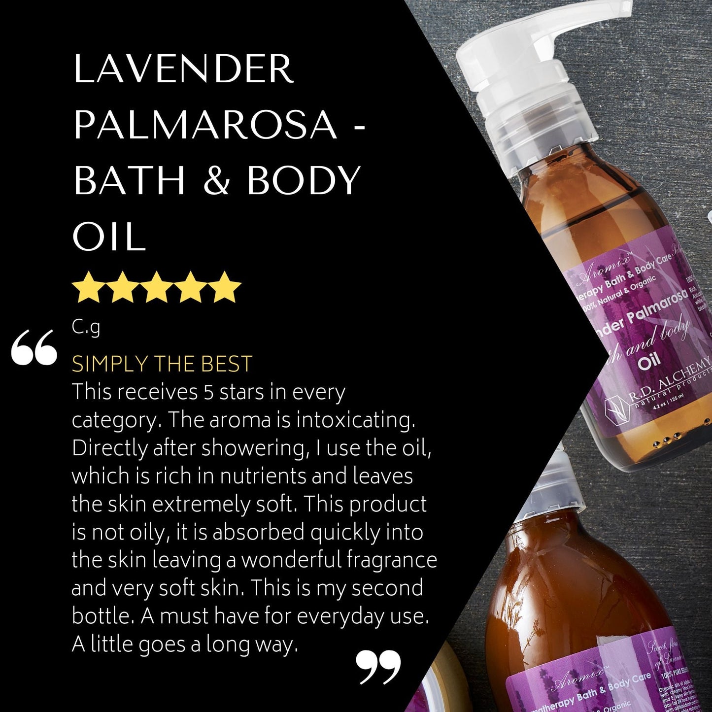 Lavender Palmarosa Bath & Body Oil