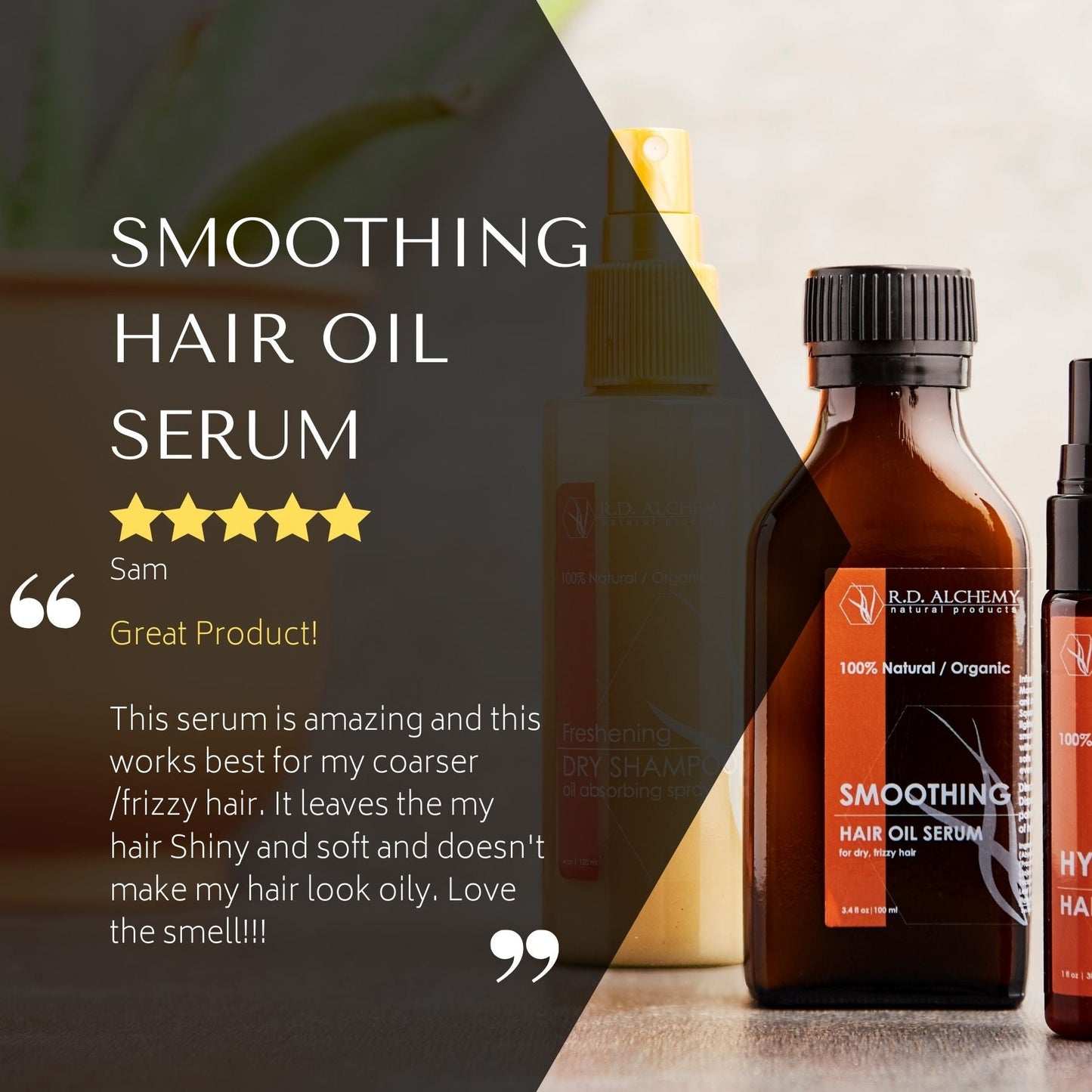 Smoothing Hair Oil Serum