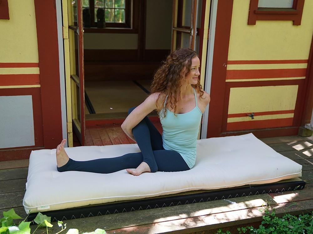 Wool Wrapped Natural/Organic Shikibuton Futon