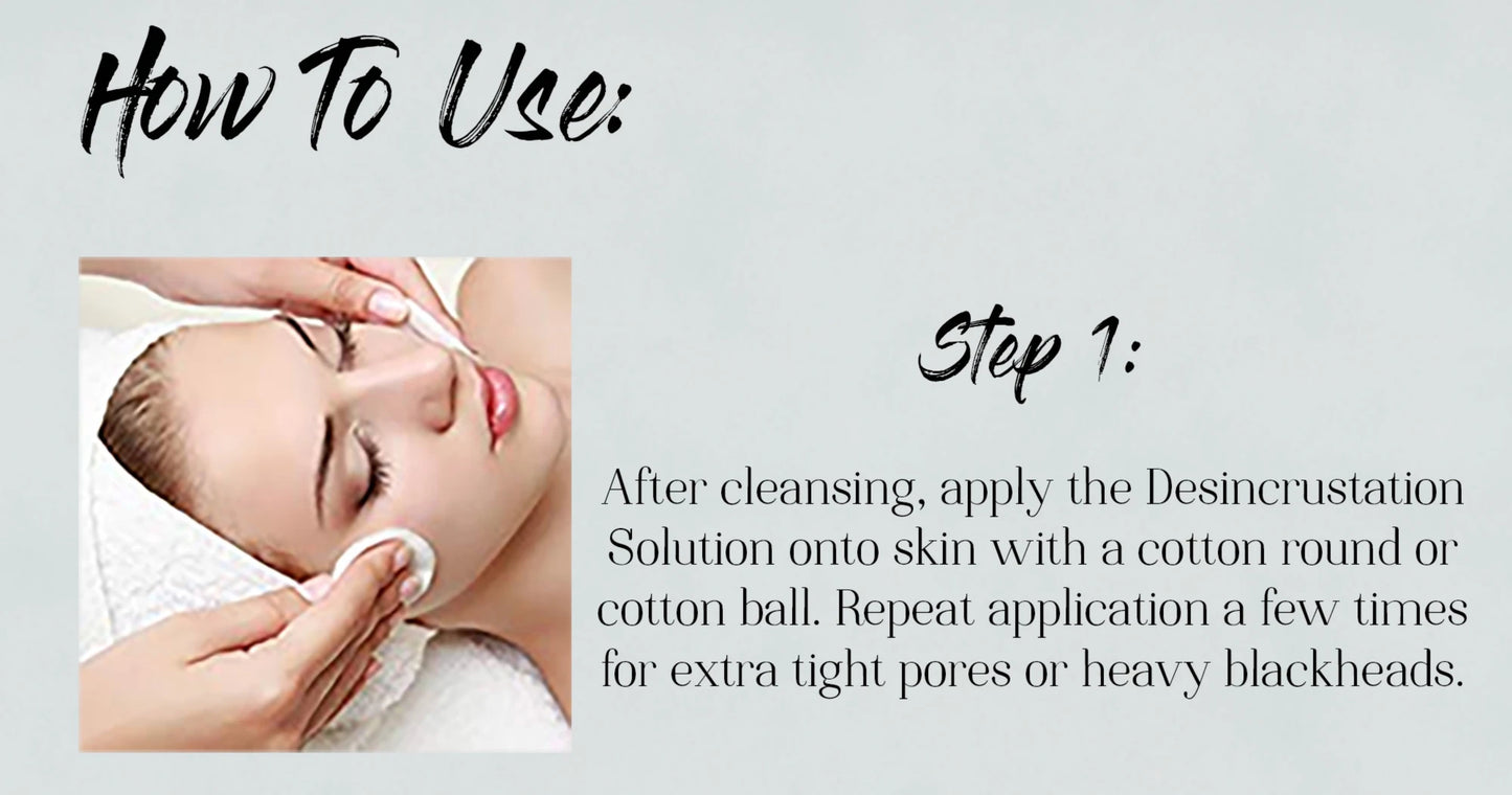 Clear Pore Desincrustation Solution