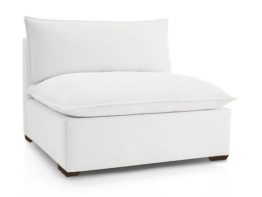 Modular Armless Chair to Design Your Own Organic Sofa