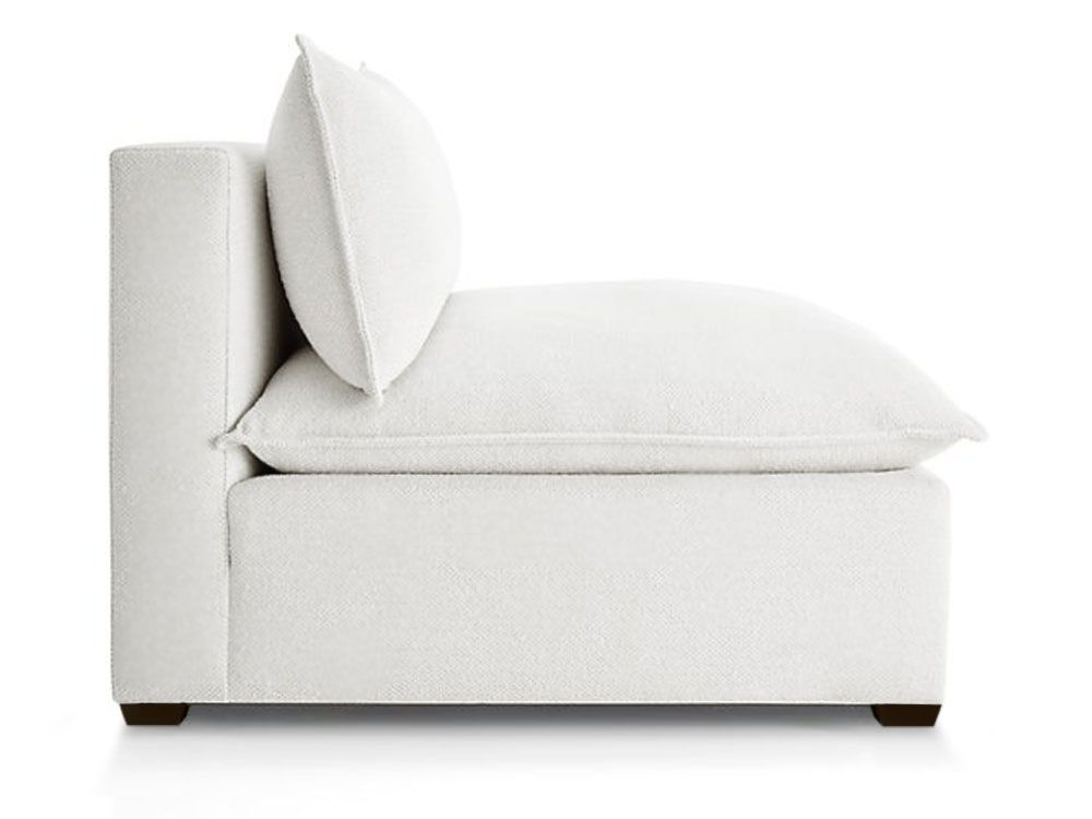 Modular Armless Chair to Design Your Own Organic Sofa