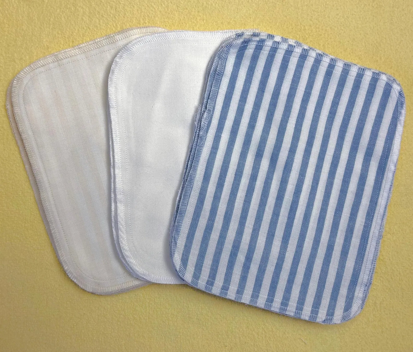 Multipurpose 100% Organic Cotton Flannel Cloths – 6 Pack (6" x 8")