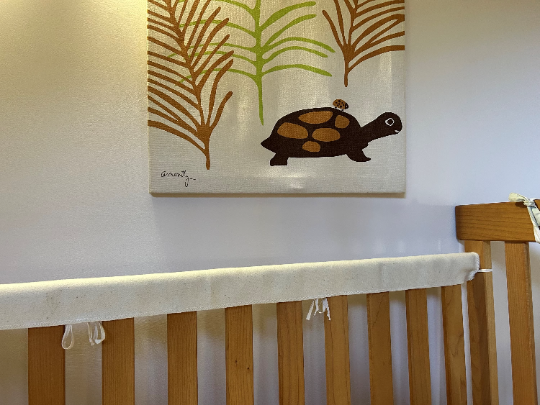 Wool Teething Rail Covers