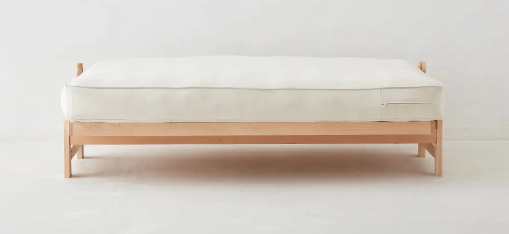 Armless Amish Organic Futon Frame - Cornerstone Maple Finish