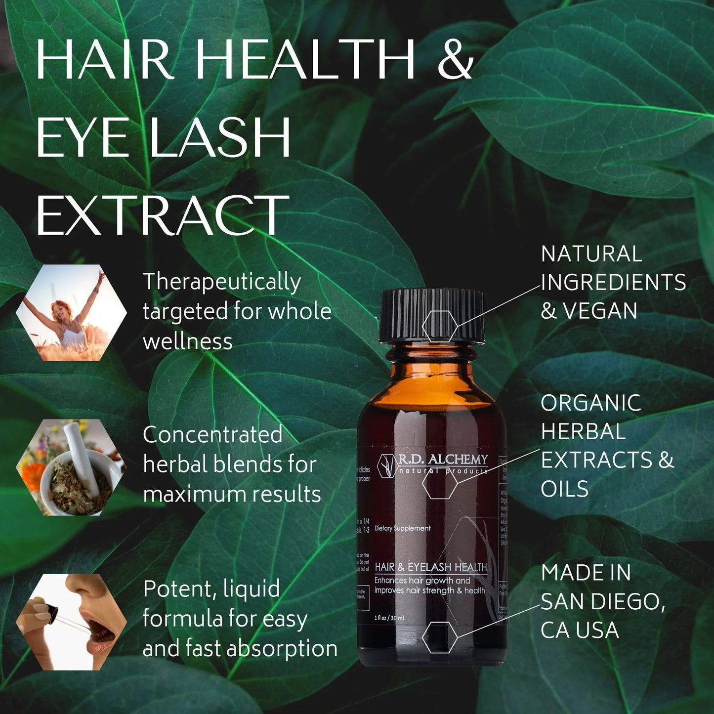 Hair Health and Eye Lash Extract