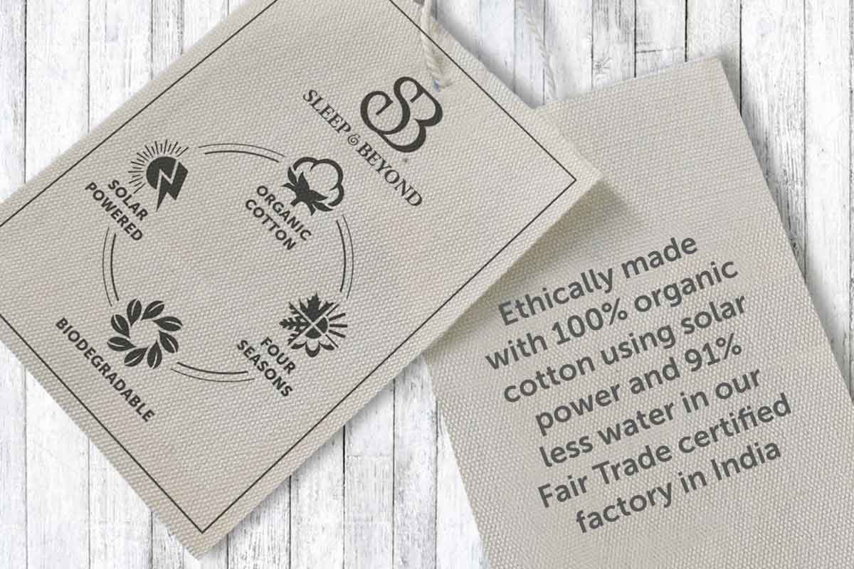 Organic Cotton Sateen Fitted Sheet