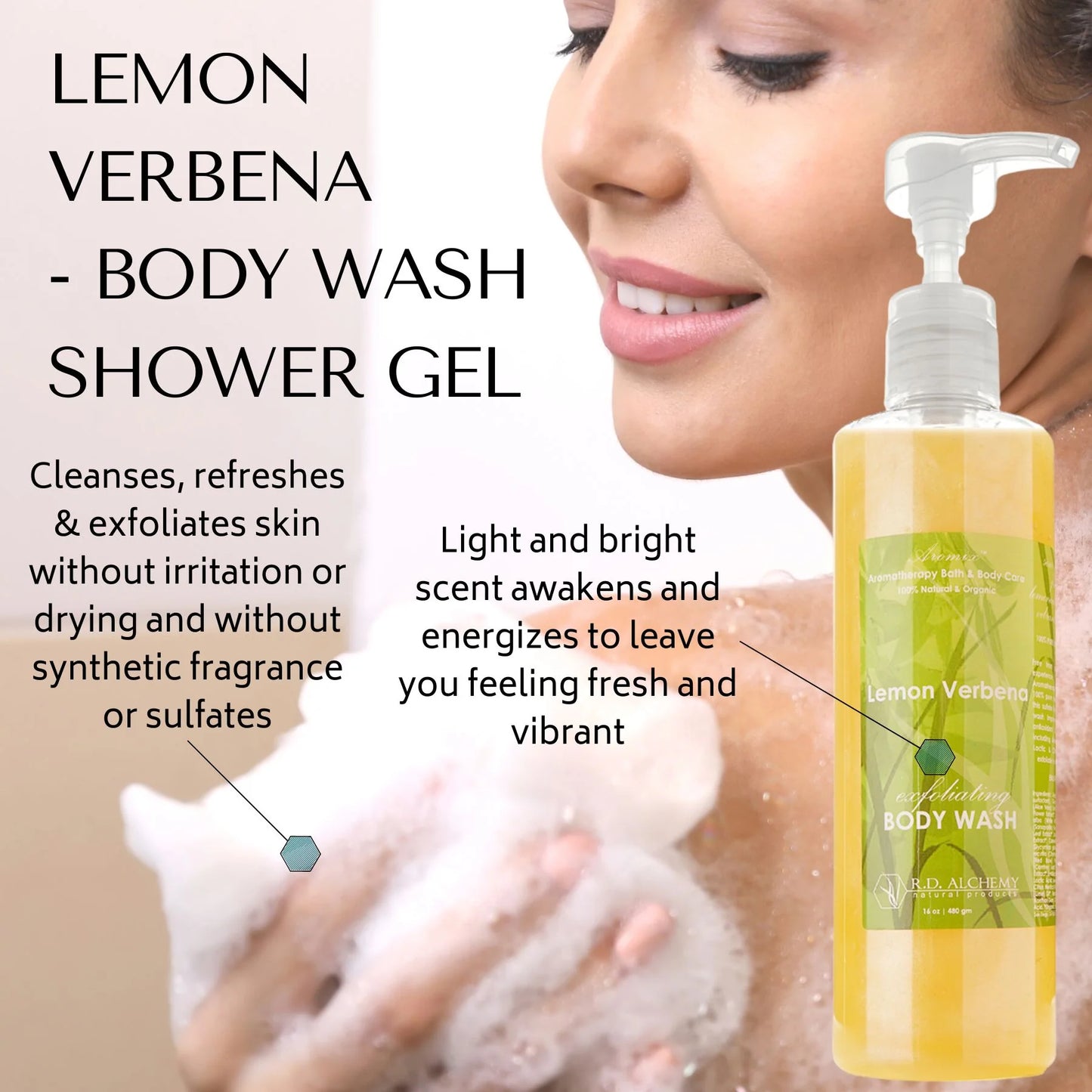 Lemon Verbena - Body Wash Shower Gel