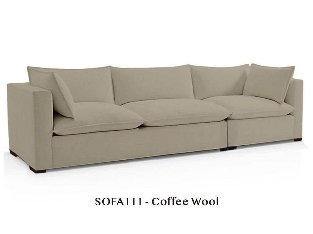 Natural/Organic Two Arm Modular Sofa