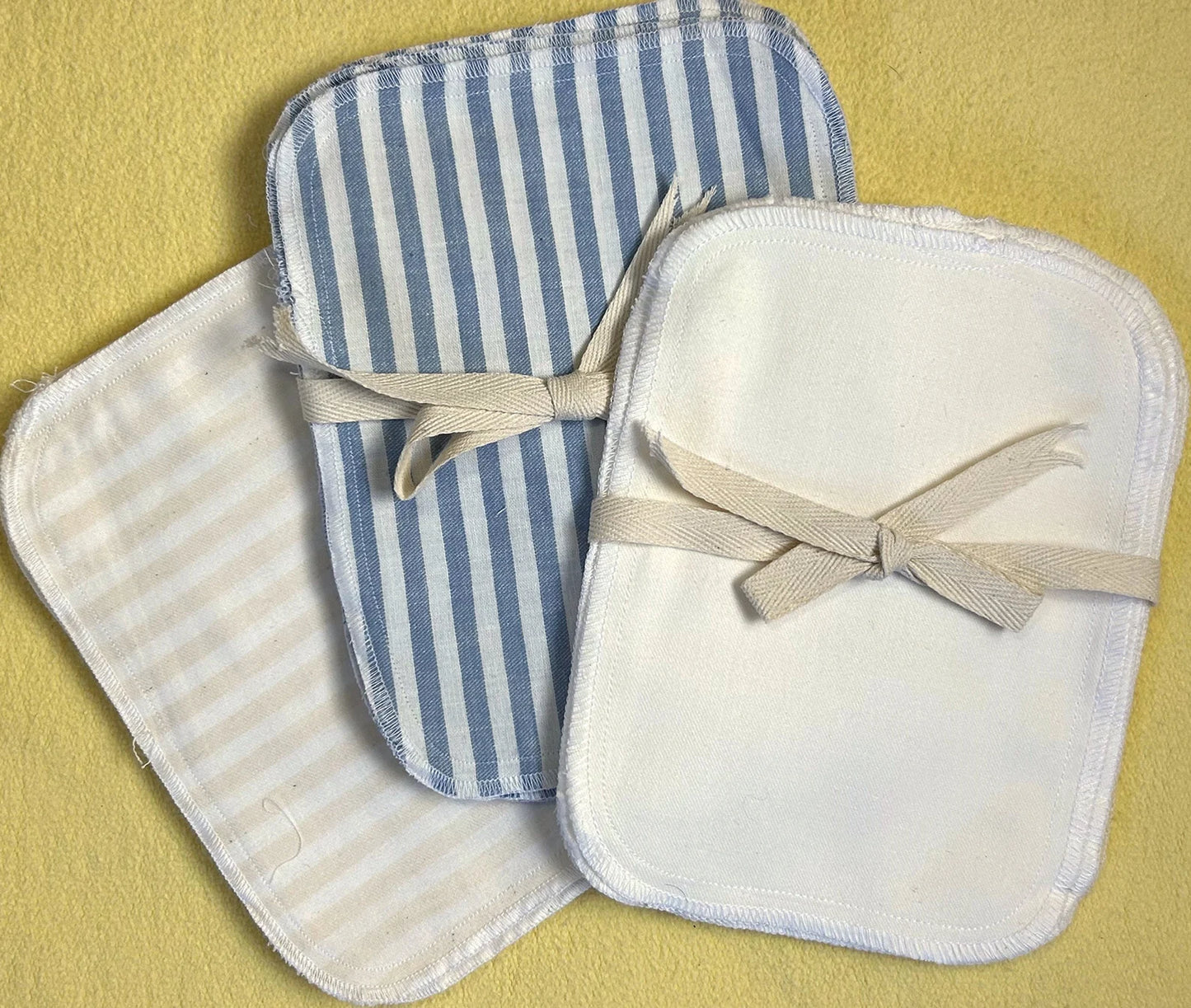 Multipurpose 100% Organic Cotton Flannel Cloths – 6 Pack (6" x 8")