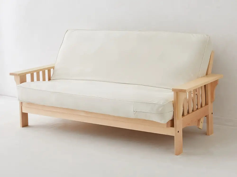Cornerstone Wood Wide Flat Arm Futon Frame