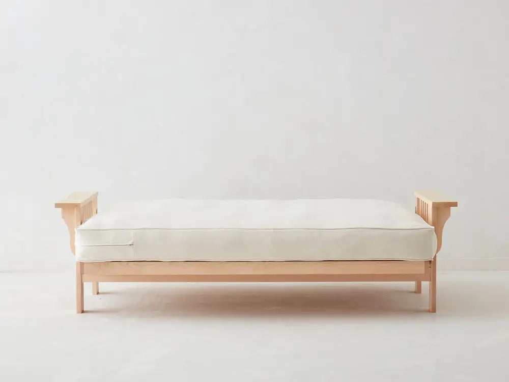 Cornerstone Wood Wide Flat Arm Futon Frame