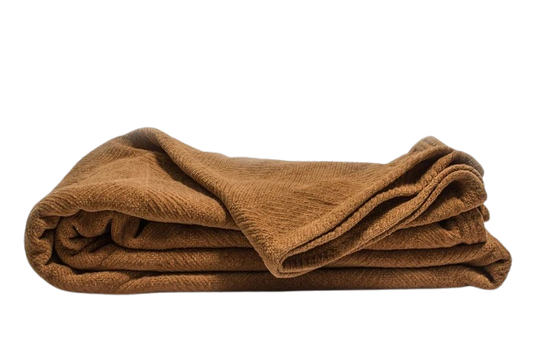 Organic Cotton Chenille Herringbone Blanket