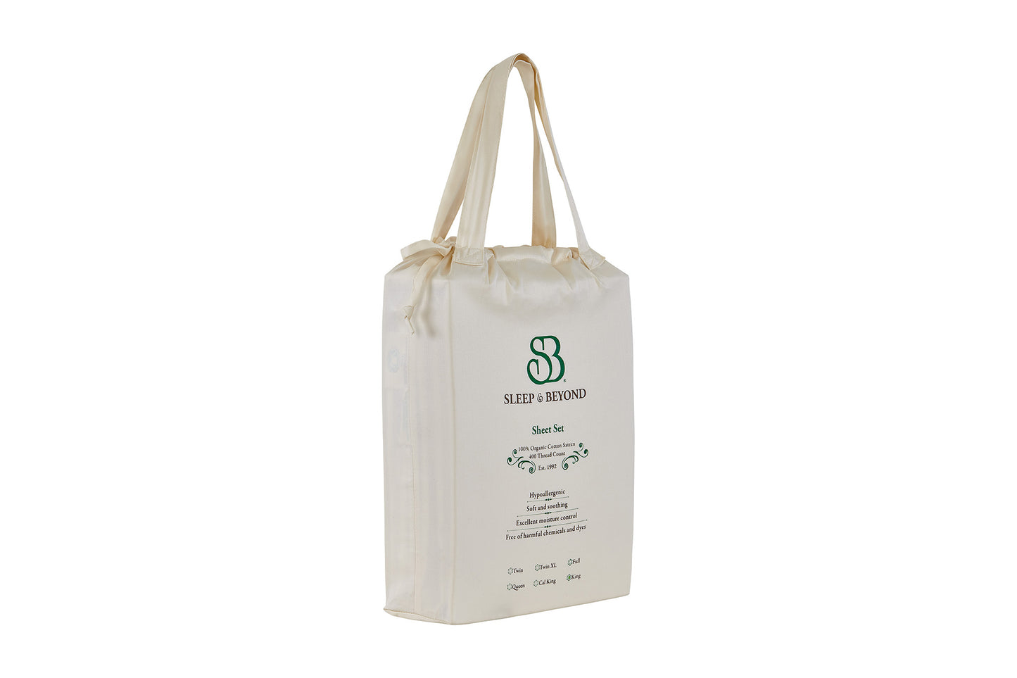 Organic Cotton Sateen Sheet Set
