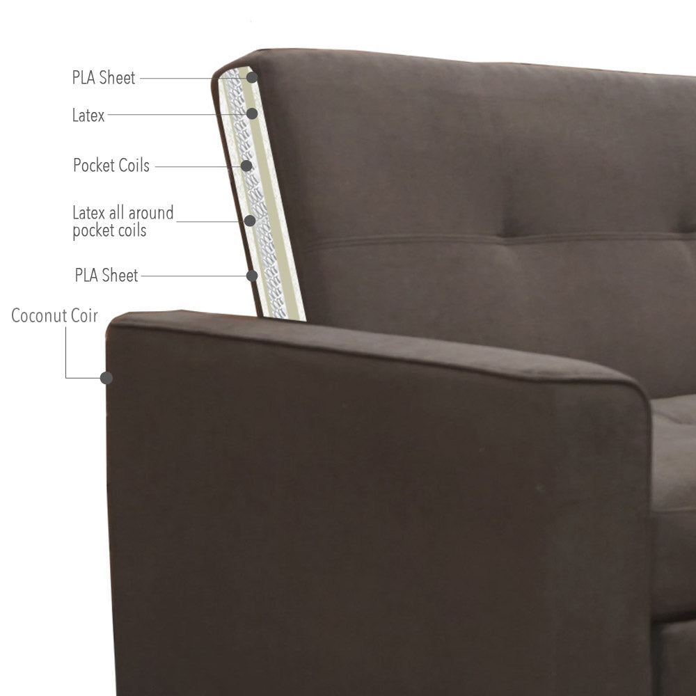 Organic Upholstered Sofa Bed