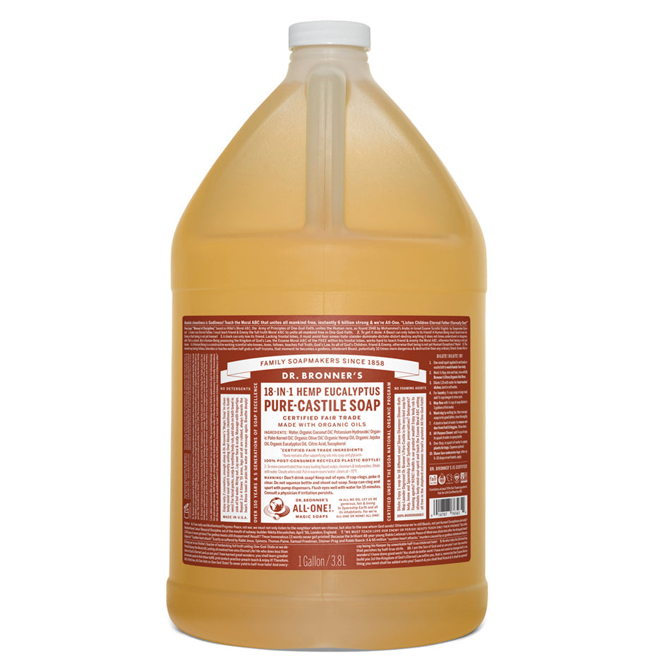 Pure-Castile Eucalyptus Liquid Soap - Bulk