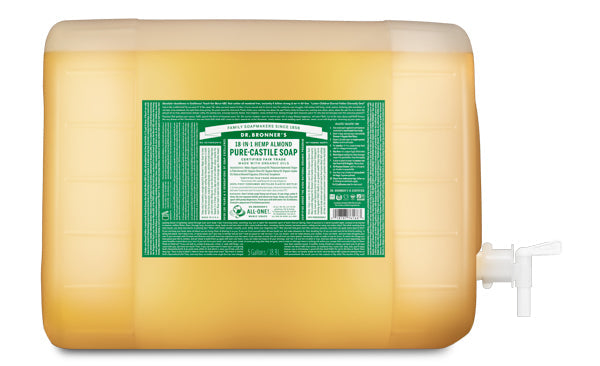 Pure-Castile Hemp Almond Liquid Soap - Bulk
