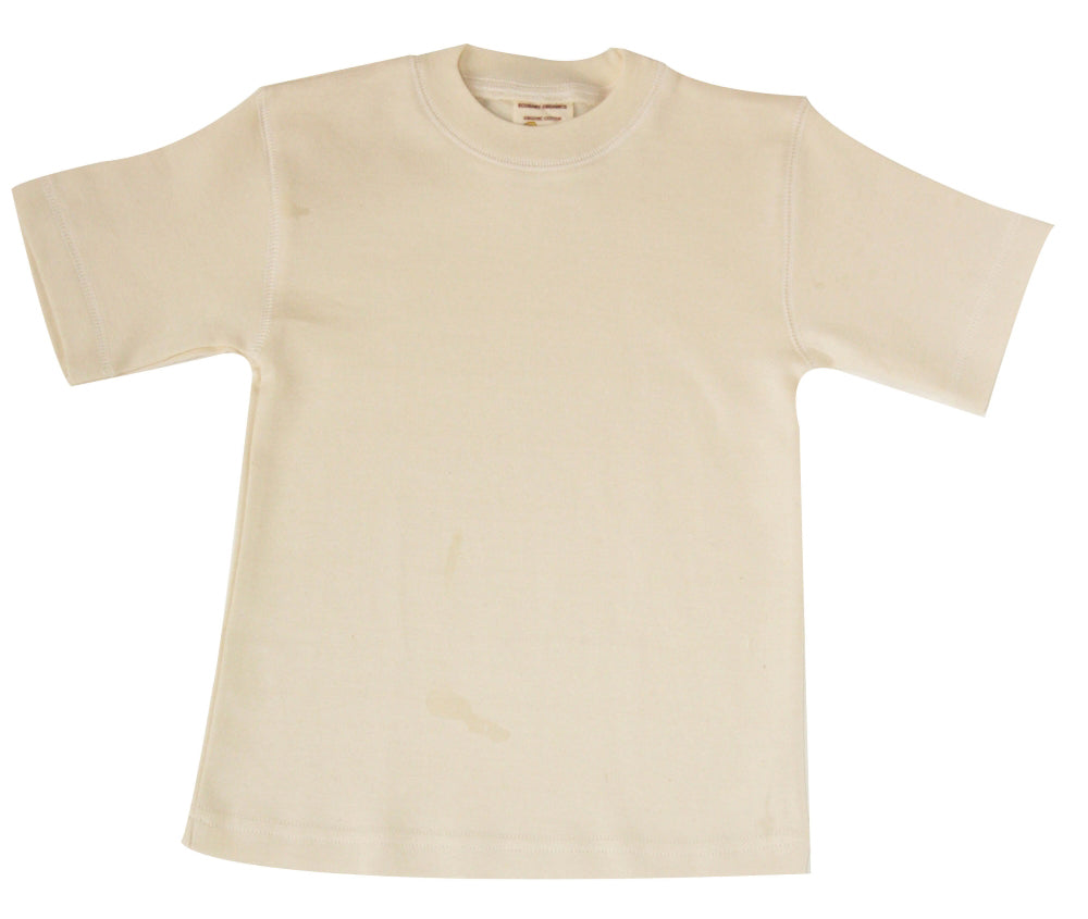 Baby Short Sleeve Organic Natural Tees