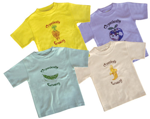 Organic Cotton Tee Shirts - Baby, Toddler, and Child