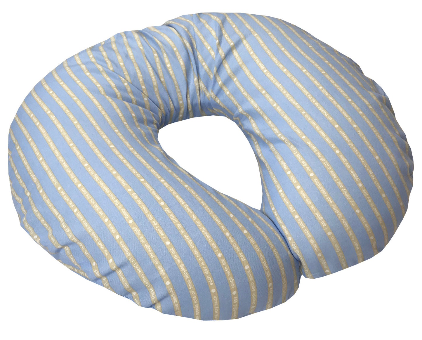 Eco Wool Filled Organic Cotton Nursing Pillow with Pillowcase