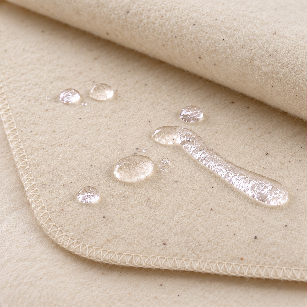 Super Soft Felted Eco Wool Moisture Protection Mattress Pad