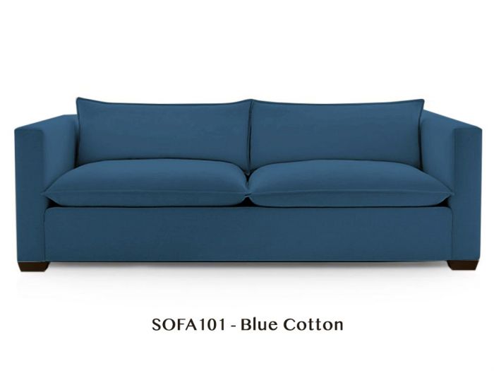 Two-Arm Loveseat - Natural/Certified Organic Modular Sofa Components
