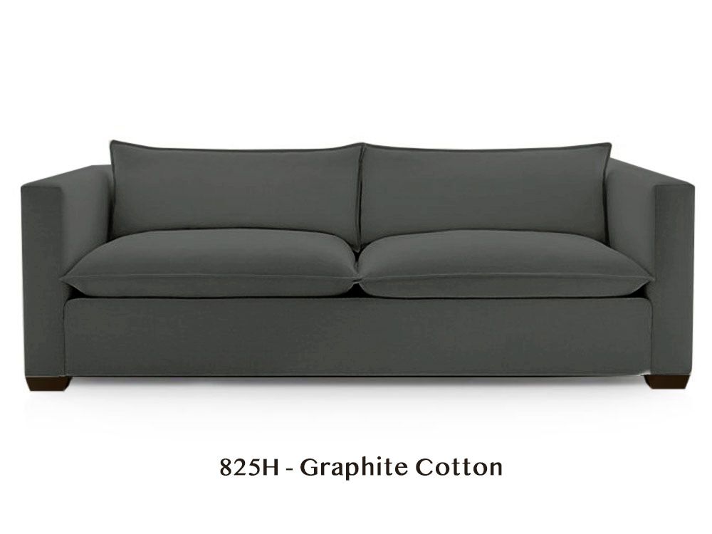 Two-Arm Loveseat - Natural/Certified Organic Modular Sofa Components