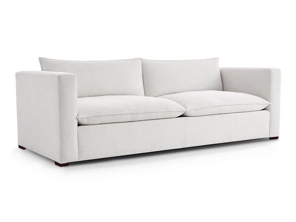 Two-Arm Loveseat - Natural/Certified Organic Modular Sofa Components