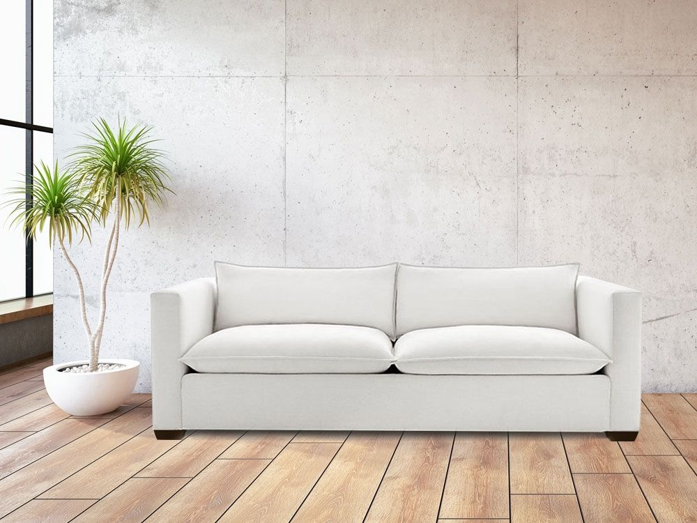 Two-Arm Loveseat - Natural/Certified Organic Modular Sofa Components