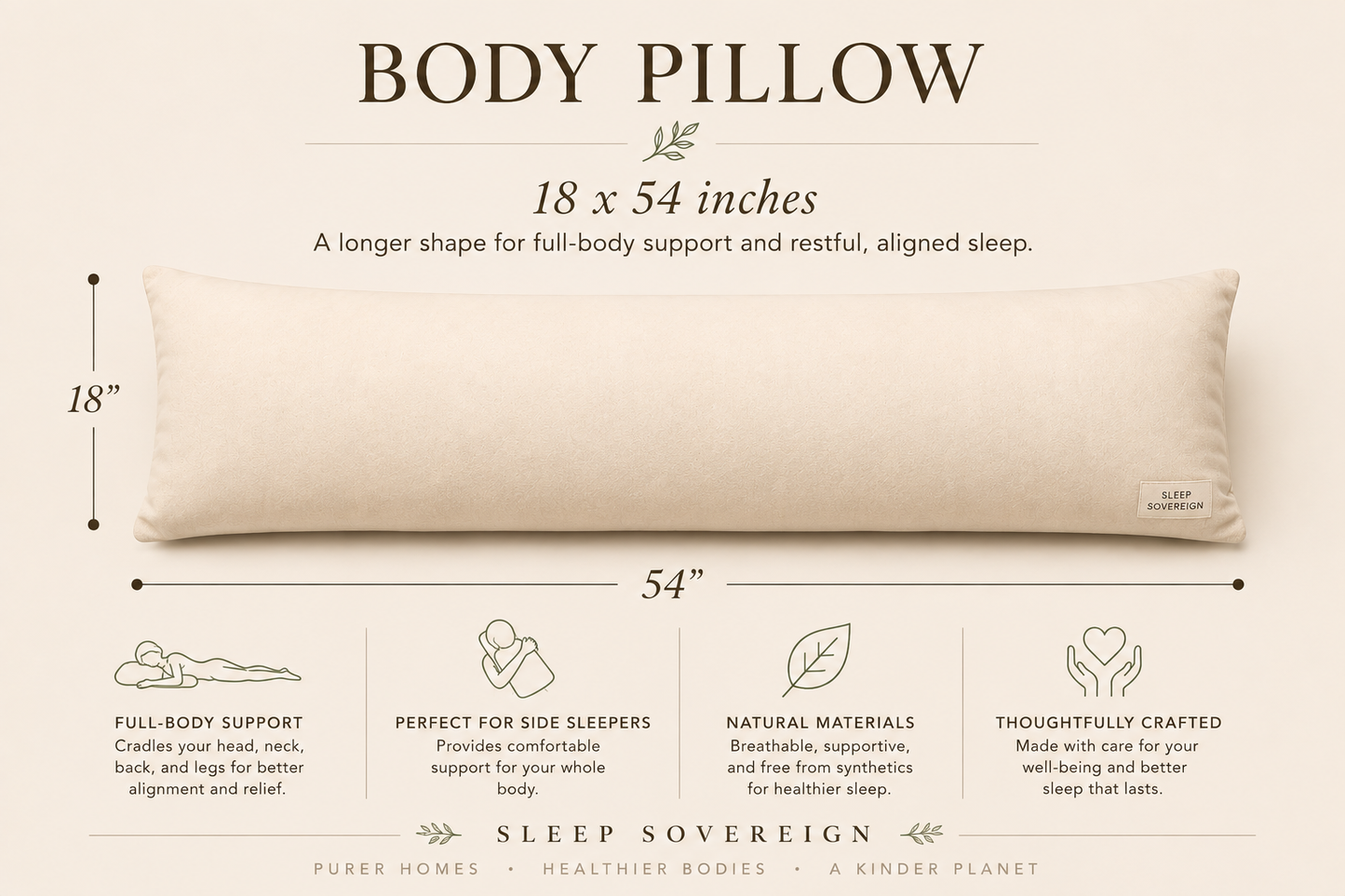 Supportive Wool Pillow