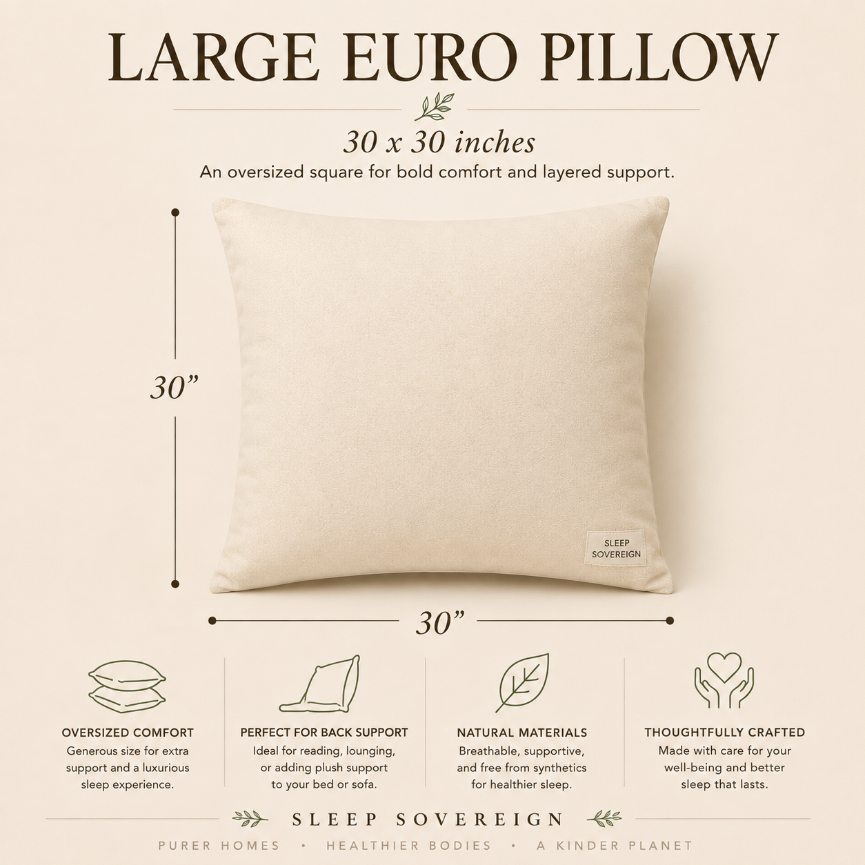 Supportive Wool Pillow